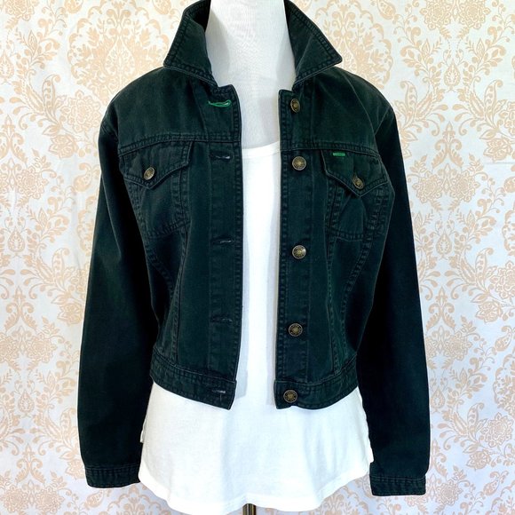 Tommy Hilfiger Jackets & Blazers - EUC Vintage Tommy Hilfiger cropped black jacket 2